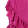 LOUISA fuchsia pink mini crepe dress