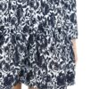 MAHA navy cotton brocade mini dress