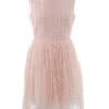 ARABELLA powder pink midi dress with bows